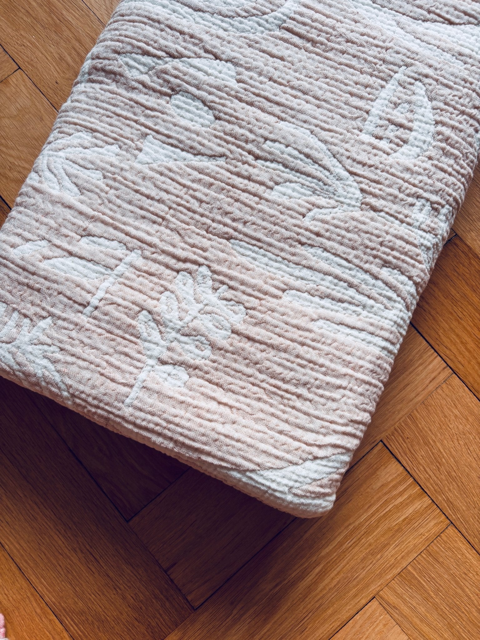 CALMA - Musselin Decke - Beige - 2,20 x 2,40 m