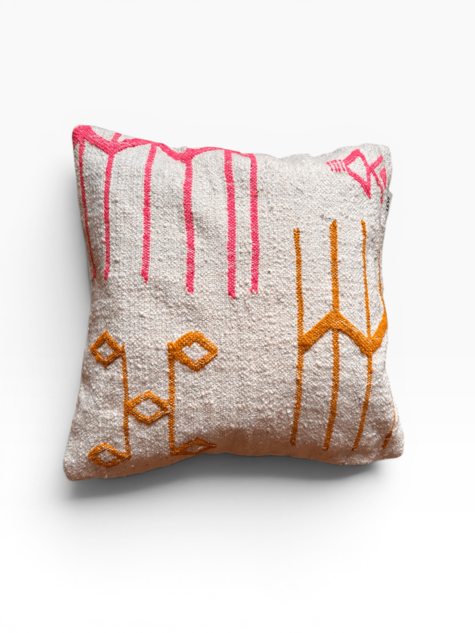 LEY! Kissen – „Colorful Line 50x50“ von LEY! besticht durch handgefertigte, von Marrakesch inspirierte, strukturierte und farbenfrohe Linienmuster.