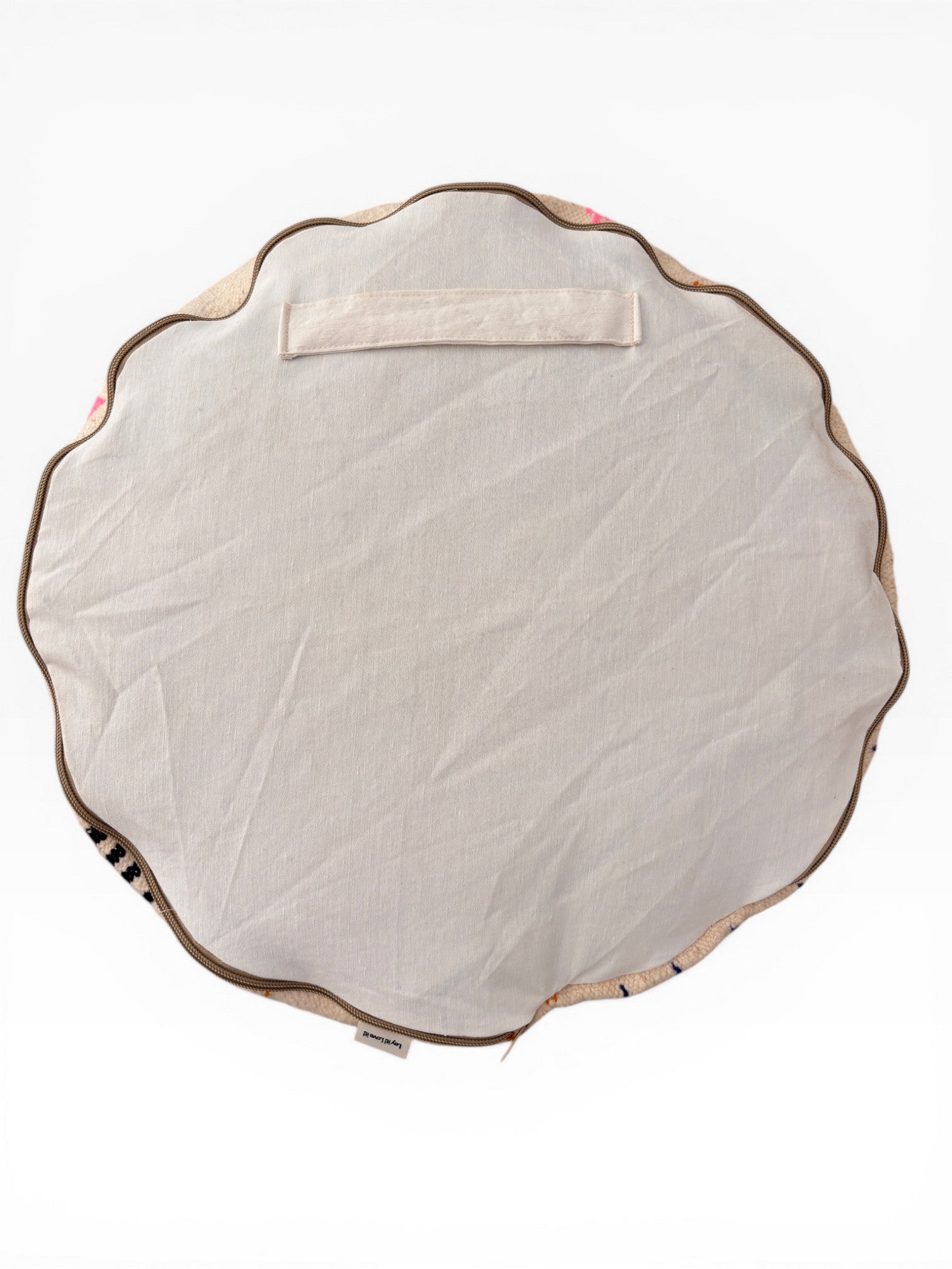 Bodenkissen - Colorful Line Round - Hakim - LEY!