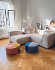Bodenkissen - Bold Line Round - Banu