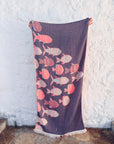 STRANDHANDTUCH - BADETUCH - 'RIVA' - NAVY/OPFF_WHITE