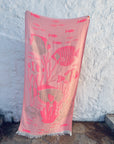 STRANDHANDTUCH - BADETUCH - 'RIVA' - PINK/ROSA