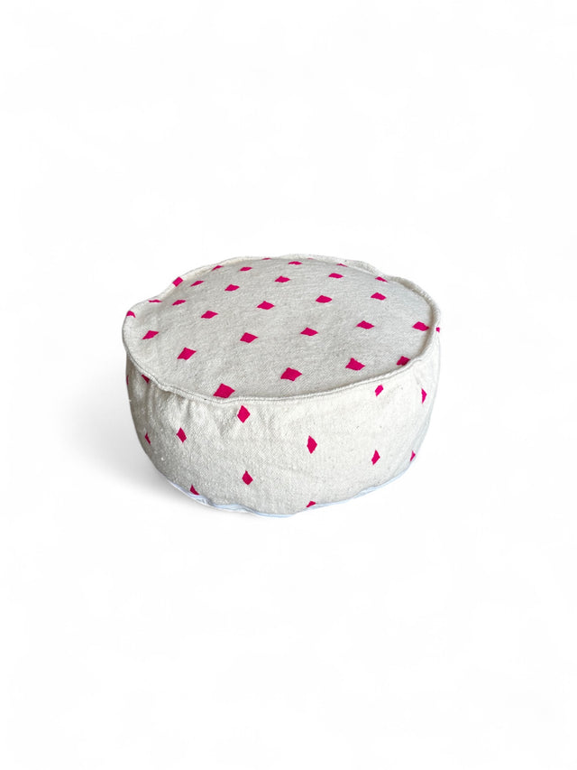 Bodenkissen - Mona pink rund