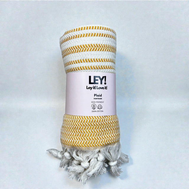 LEY! Plaid - Zickzack - Gelb