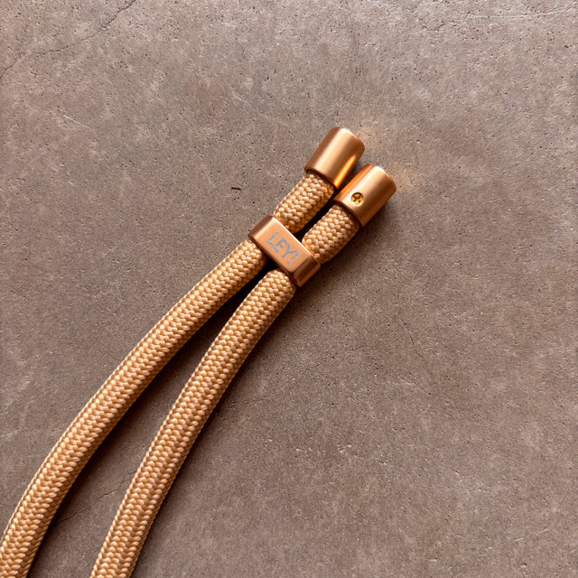 LEY! Schlüsselanhänger Beige