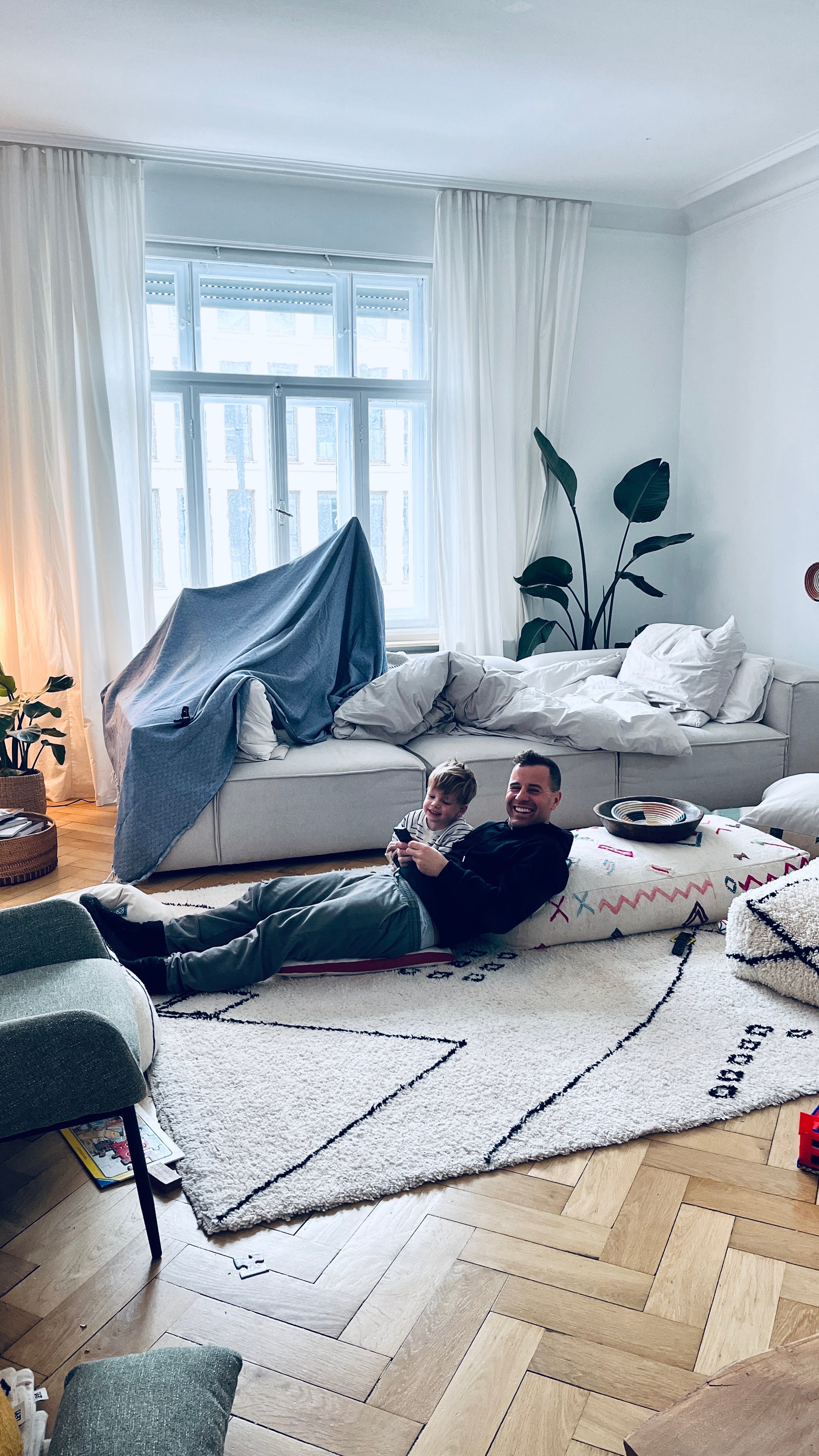 Decke aus Baumwolle fuer Kinderzimmer und Sofadecke